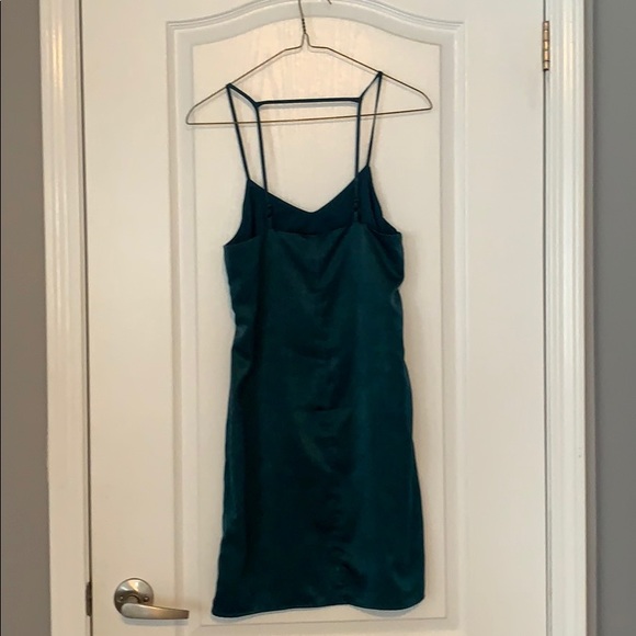 Teal slip dress - Picture 2 of 2